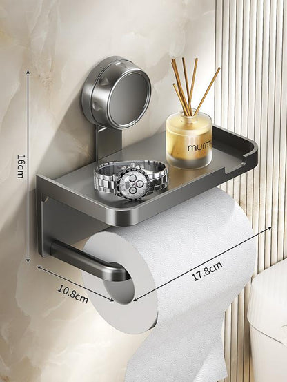 Toilet Paper Holder with Shelf