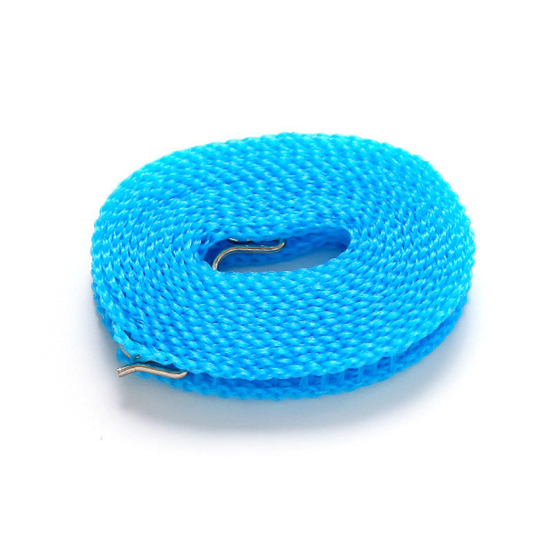 3 Pack Adjustable Windproof Clothesline – 5m (197in) Portable Laundry Drying Rope for Indoor & Outdoor Use