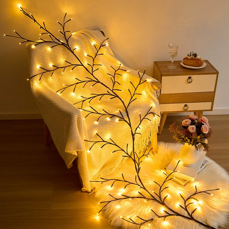 🎁Lighted Willow Vine Branch Wall Lamp With Remote Control