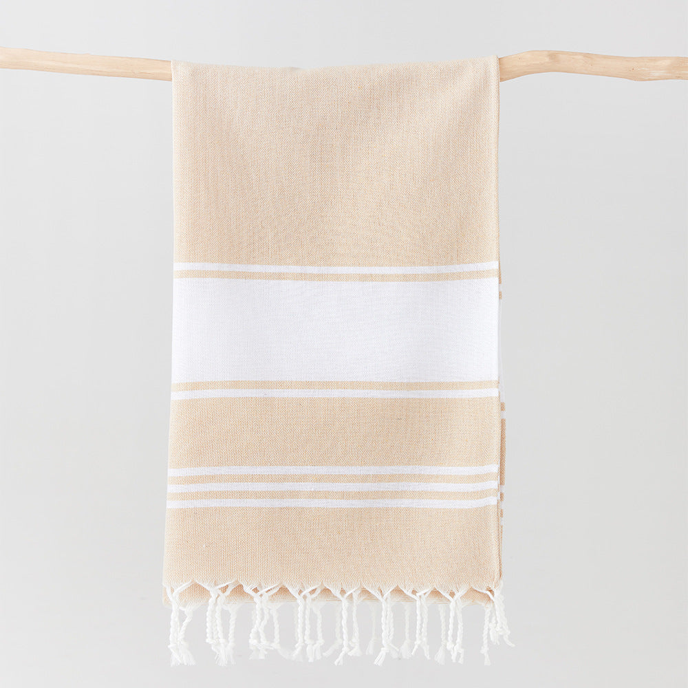 LANE LINEN XL Beach Towel – Lightweight Quick-Dry Sand-Free Hammam Towel for Beach, Pool & Travel 🌞🏖️