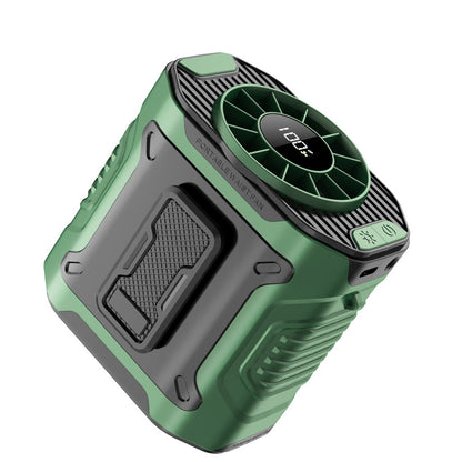 Portable Waist Fan Clip On, Wearable Personal Neck Cooling Fan with [100-Speed] Stepless Airflow