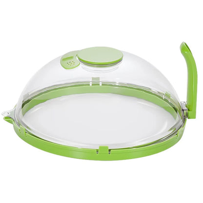 🎁2-in-1 Transparent Microwave Splatter Cover With Handle