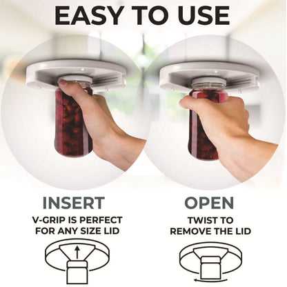 Under Cabinet Jar Opener – Effortlessly Open Any Jar, Anytime