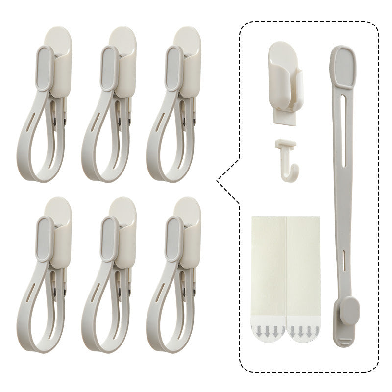 🎄 6-Pack Christmas Wreath Hangers – No-Drill Peel & Stick Holiday Hooks