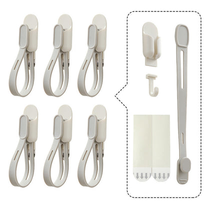 🎄 6-Pack Christmas Wreath Hangers – No-Drill Peel & Stick Holiday Hooks