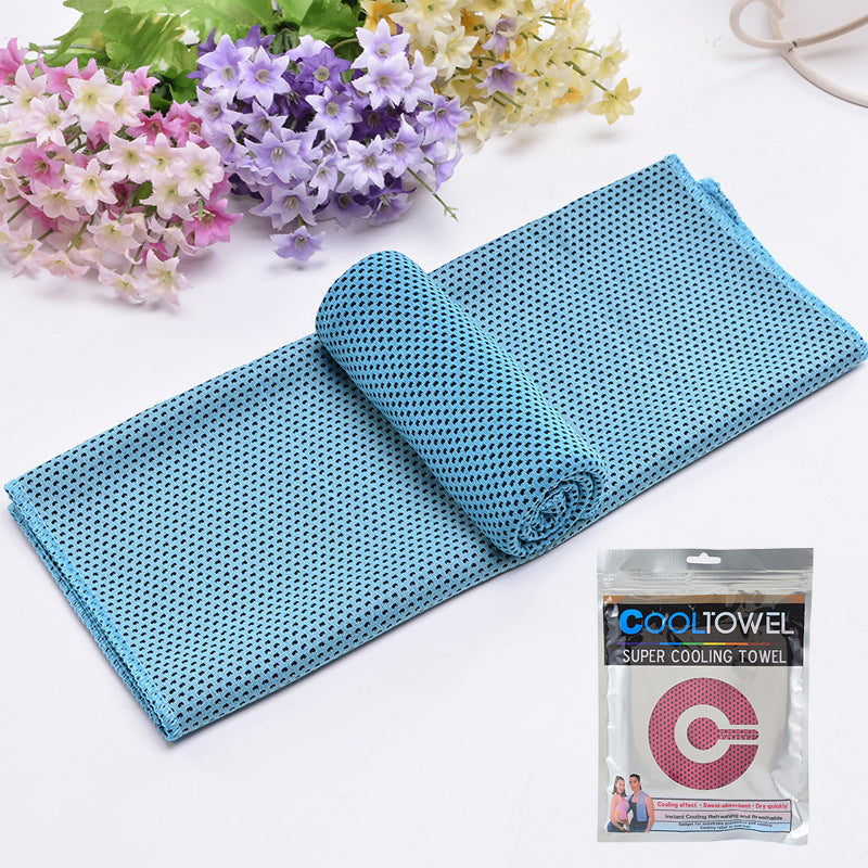 Instant Cooling Towel – Reusable Sweat-Absorbing Cooling Wrap for Sports, Travel, Gym, Camping & Outdoor Activities