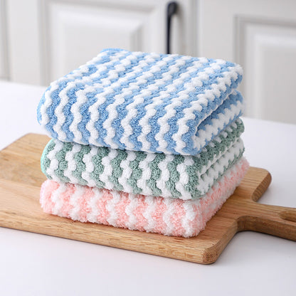 10PCS Ultra-Fine Microfiber Cleaning Cloths (Mixed Colors)