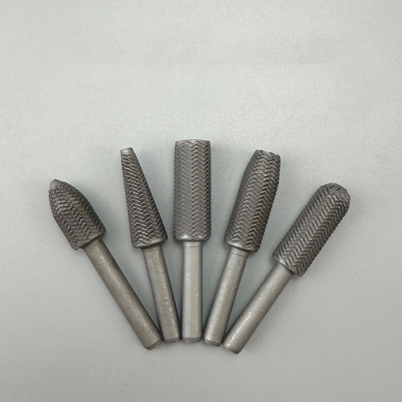 🔥 5PCS Tungsten Carbide File Set – High-Speed Wood Grinding & Carving Bits