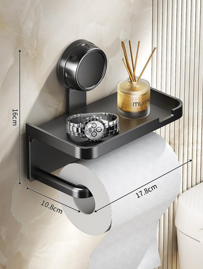 Toilet Paper Holder with Shelf
