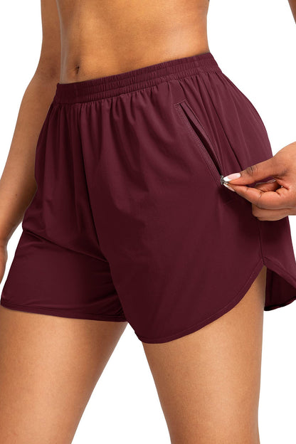 Women's Curved Hem Athletic Shorts