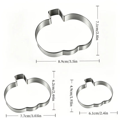 🎁12Pcs Halloween Cookie Cutter Set – Ghost, Witch Hat, Pumpkin & Bat