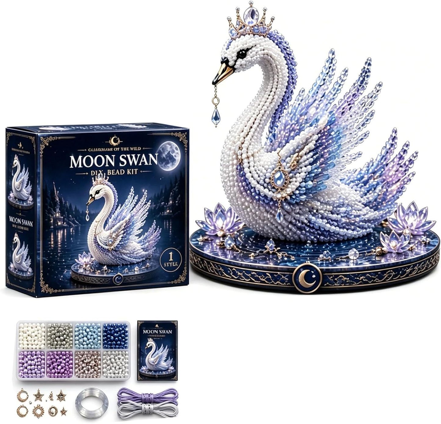 3D Guardian Animal DIY Bead Kit – Handmade Mythical Animal Craft Set for Creative Home Décor & Gifts