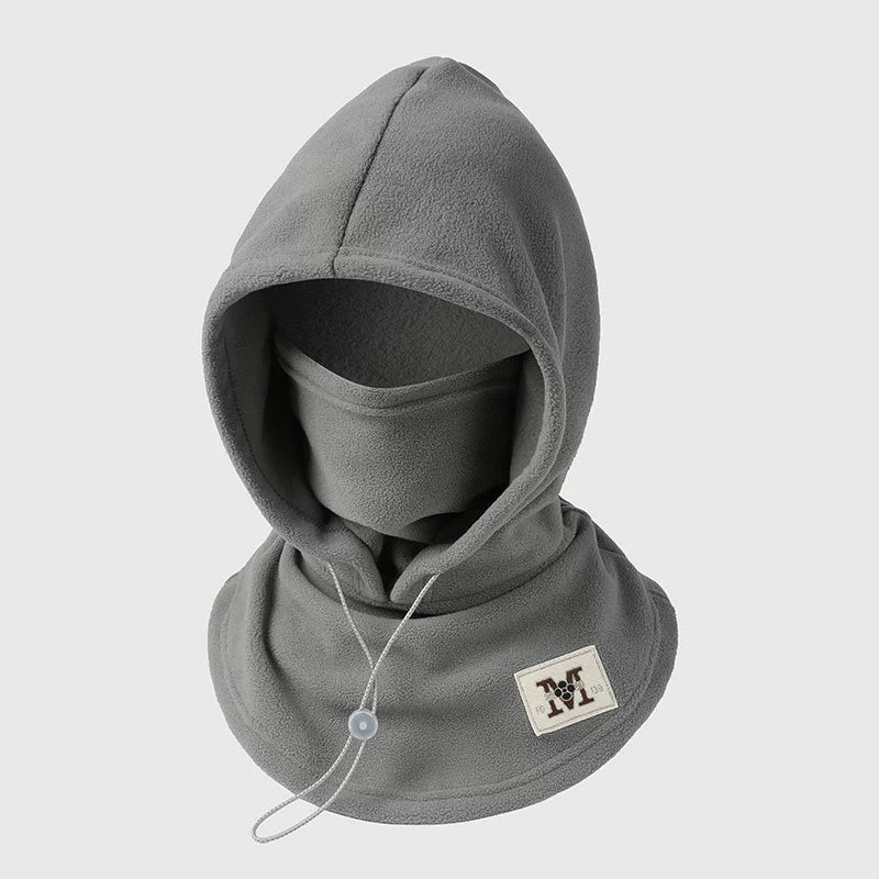 🎁3-in-1 Winter Fleece Balaclava Hood With Adjustable Drawstring