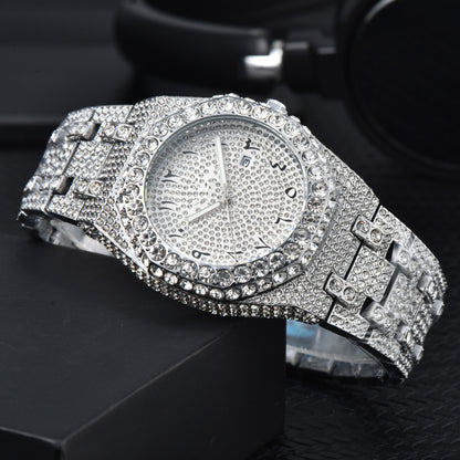 Men's Luxury Automatic Diamond Accent Watch