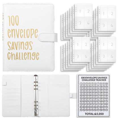 100 Envelopes Money Saving Challenge Binder – Save $5,050 in 100 Days!