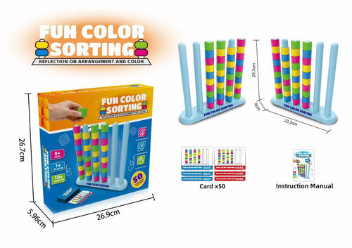 🌈 Color Stack Challenge – Fast-Paced Color Matching Puzzle Game for Family Fun & Party Nights