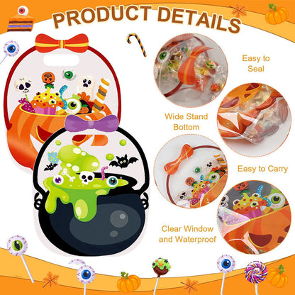 Halloween Pumpkin Treat Bags – 20 Pack