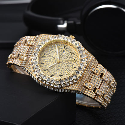 Men's Luxury Automatic Diamond Accent Watch