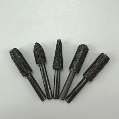 🔥 5PCS Tungsten Carbide File Set – High-Speed Wood Grinding & Carving Bits