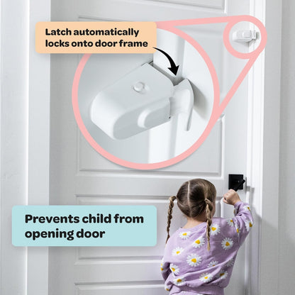 Childproof Safety Lock for Interior Doors – Easy Install Child Safety Door Lock