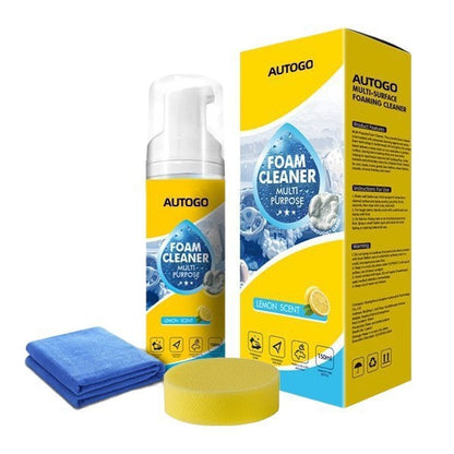🚗 QIFOR 4-in-1 Multi-Enzyme Foam Spray Cleaner – Heavy Duty Deep Cleaning Foam for Car Interior, Sofa, Upholstery & Household Stain Removal 🧼✨