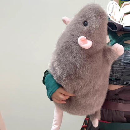 🐭 Fancy Rat Plush Toy – 14"/20" Oversized Mouse Stuffed Animal Gift for Kids & Adults