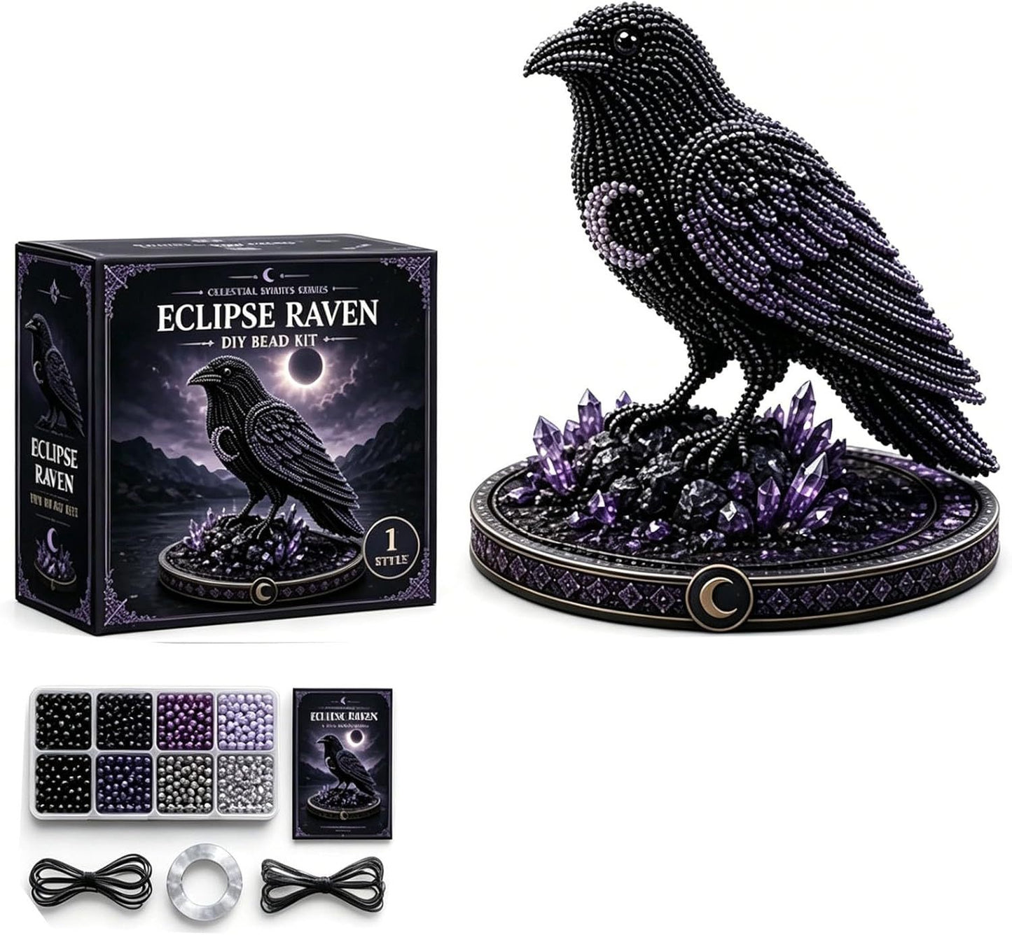 3D Guardian Animal DIY Bead Kit – Handmade Mythical Animal Craft Set for Creative Home Décor & Gifts