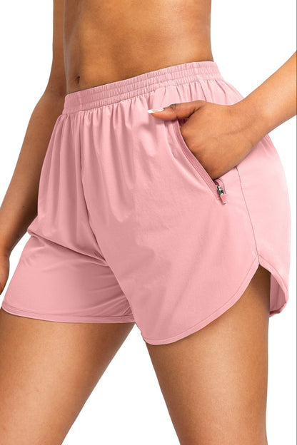 Women's Curved Hem Athletic Shorts