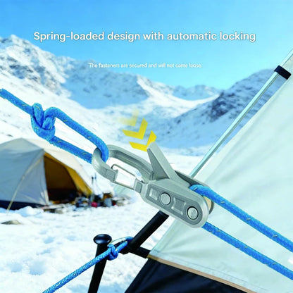 【Father's Day Gift】3PCS Retractable Buckle Rope – Adjustable Rope Roller for Camping, Boating & Everyday Outdoor Use