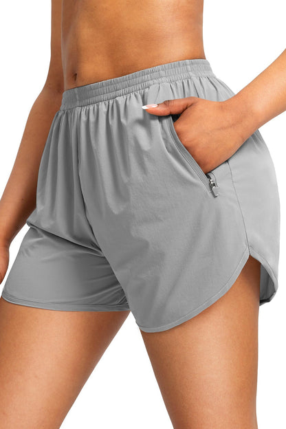 Women's Curved Hem Athletic Shorts