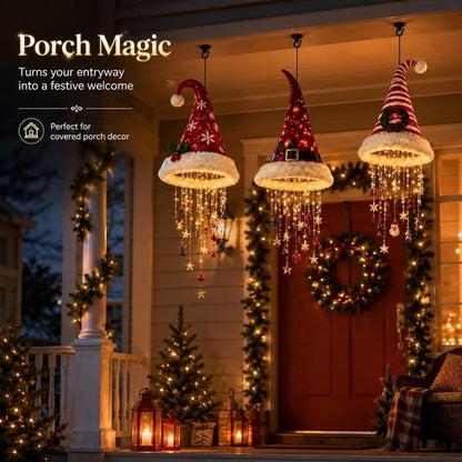 Premium Christmas Chandelier – Festive Hanging Holiday Light
