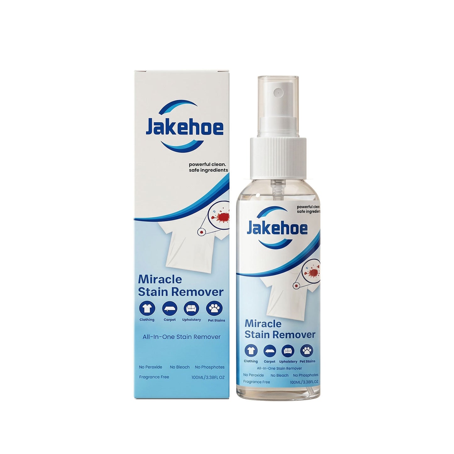 Multi-Surface Stain Remover Spray for Clothes, Carpets & Upholstery