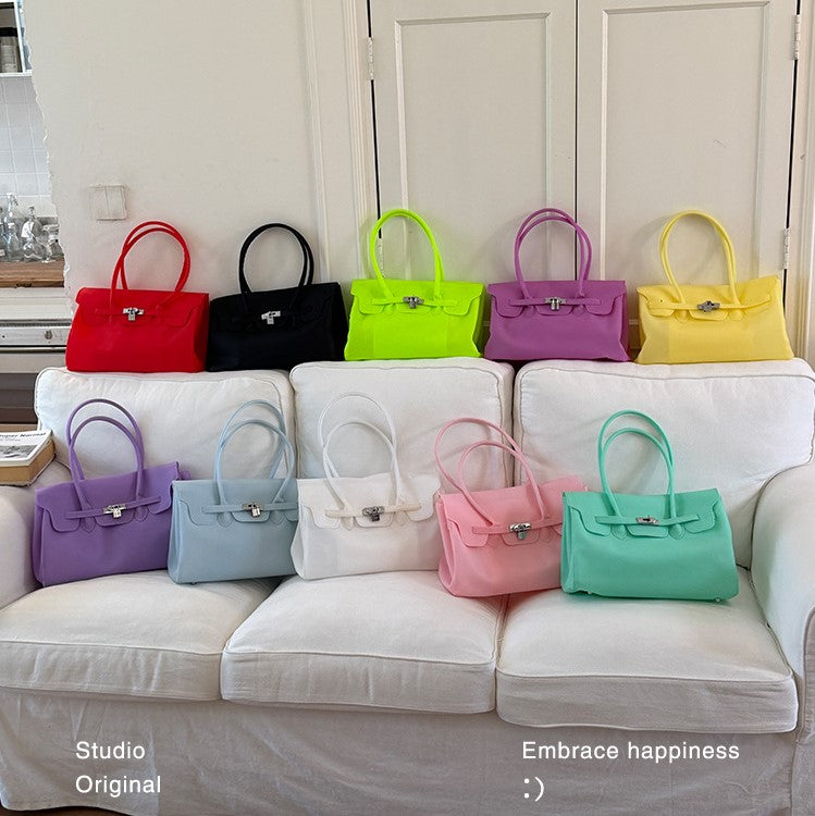 Transparent Jelly Shoulder Bag for Women