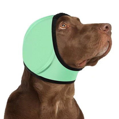 Dog Calming Hoodie Ear Wraps-Waterproof Dogs Swim Cap