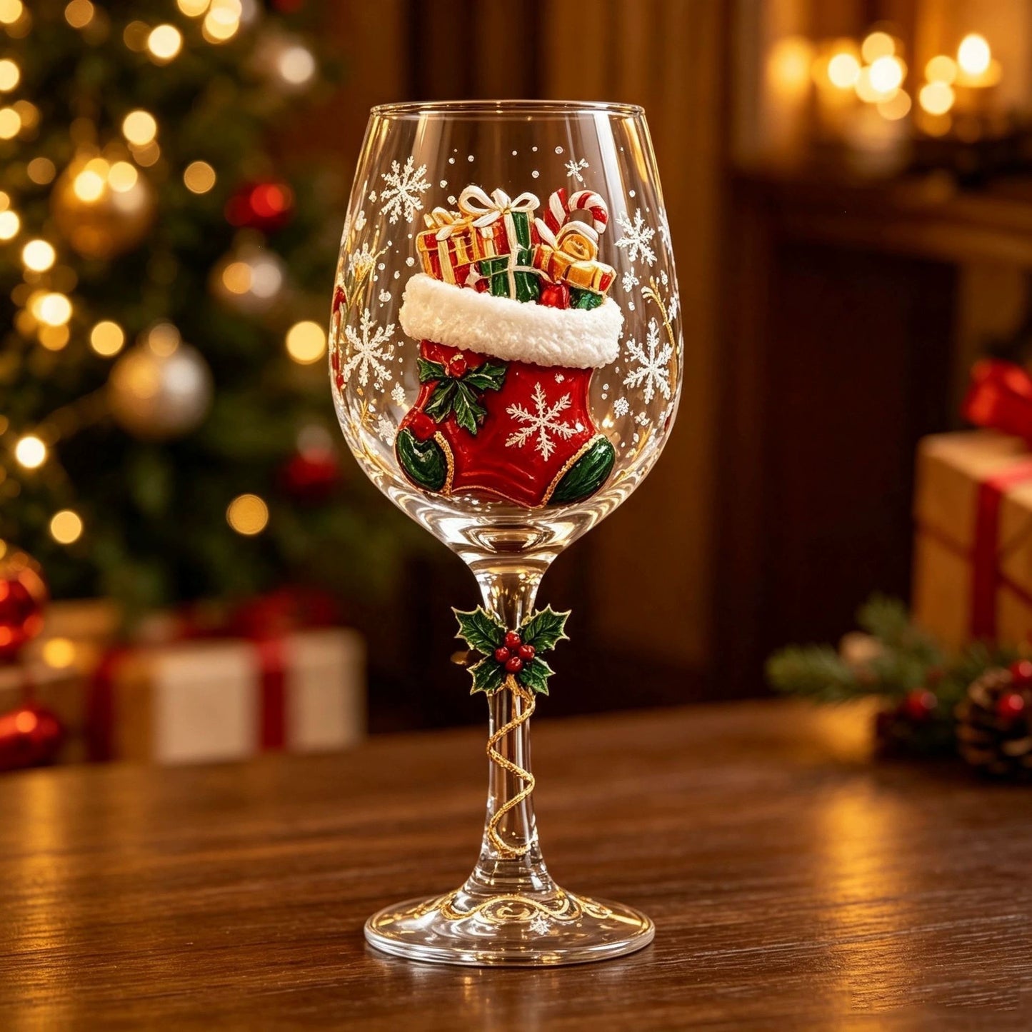 3D Christmas Glass Collection Gift Set