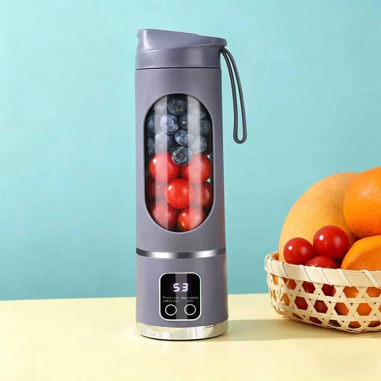 🥤 Ultimate Portable Blender – USB Rechargeable Mini Juicer Cup for Smoothies, Protein Shakes, Baby Food & Travel 🍓⚡