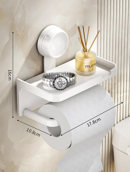 Toilet Paper Holder with Shelf