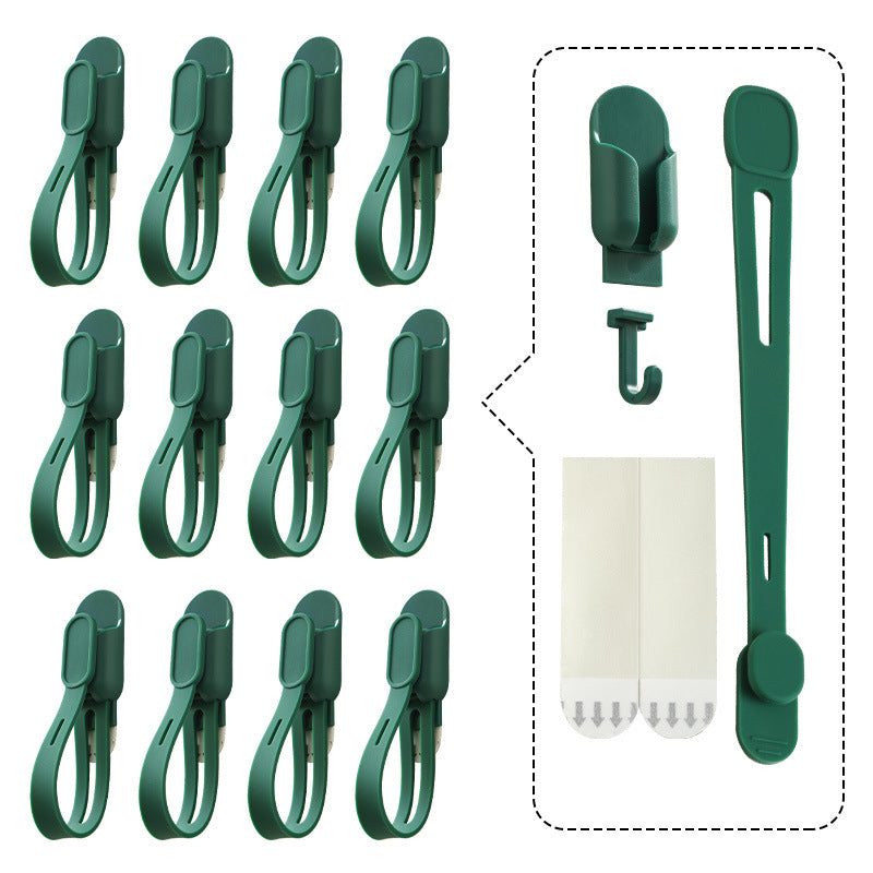 🎄 6-Pack Christmas Wreath Hangers – No-Drill Peel & Stick Holiday Hooks