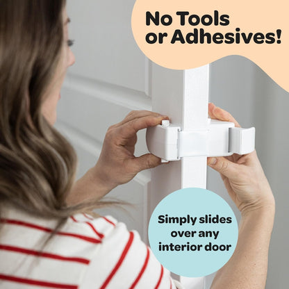 Childproof Safety Lock for Interior Doors – Easy Install Child Safety Door Lock