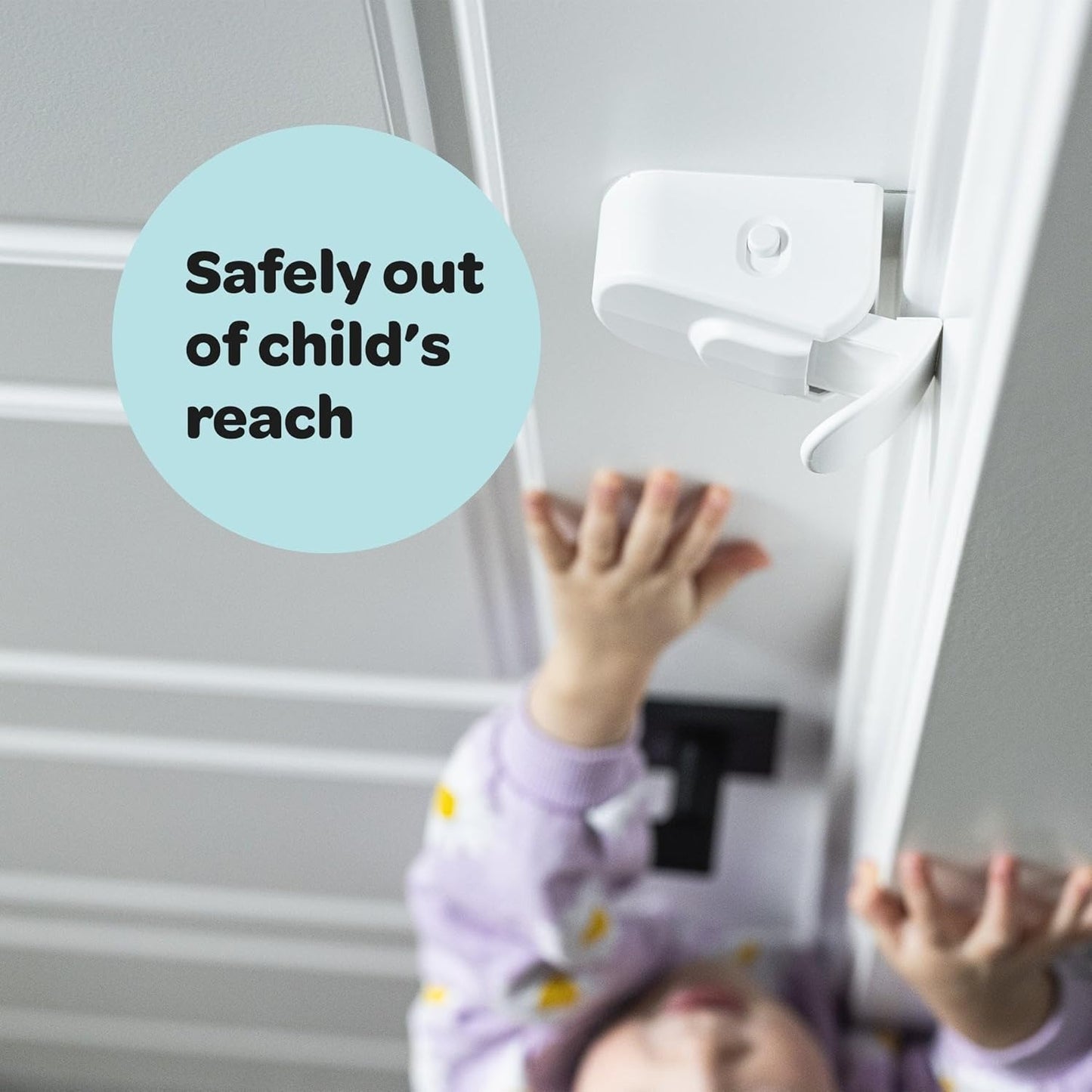 Childproof Safety Lock for Interior Doors – Easy Install Child Safety Door Lock