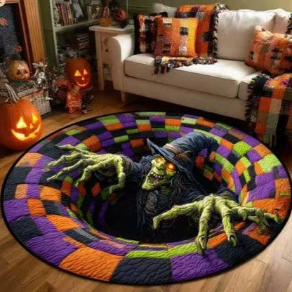 3D Halloween Illusion Rug For Spooky Spaces