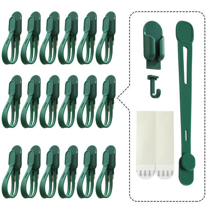 🎄 6-Pack Christmas Wreath Hangers – No-Drill Peel & Stick Holiday Hooks
