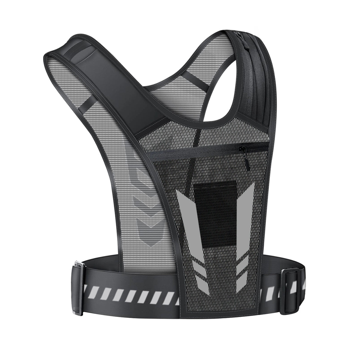 🎁Hands-Free Reflective Running Vest with Multi-Pocket Storage