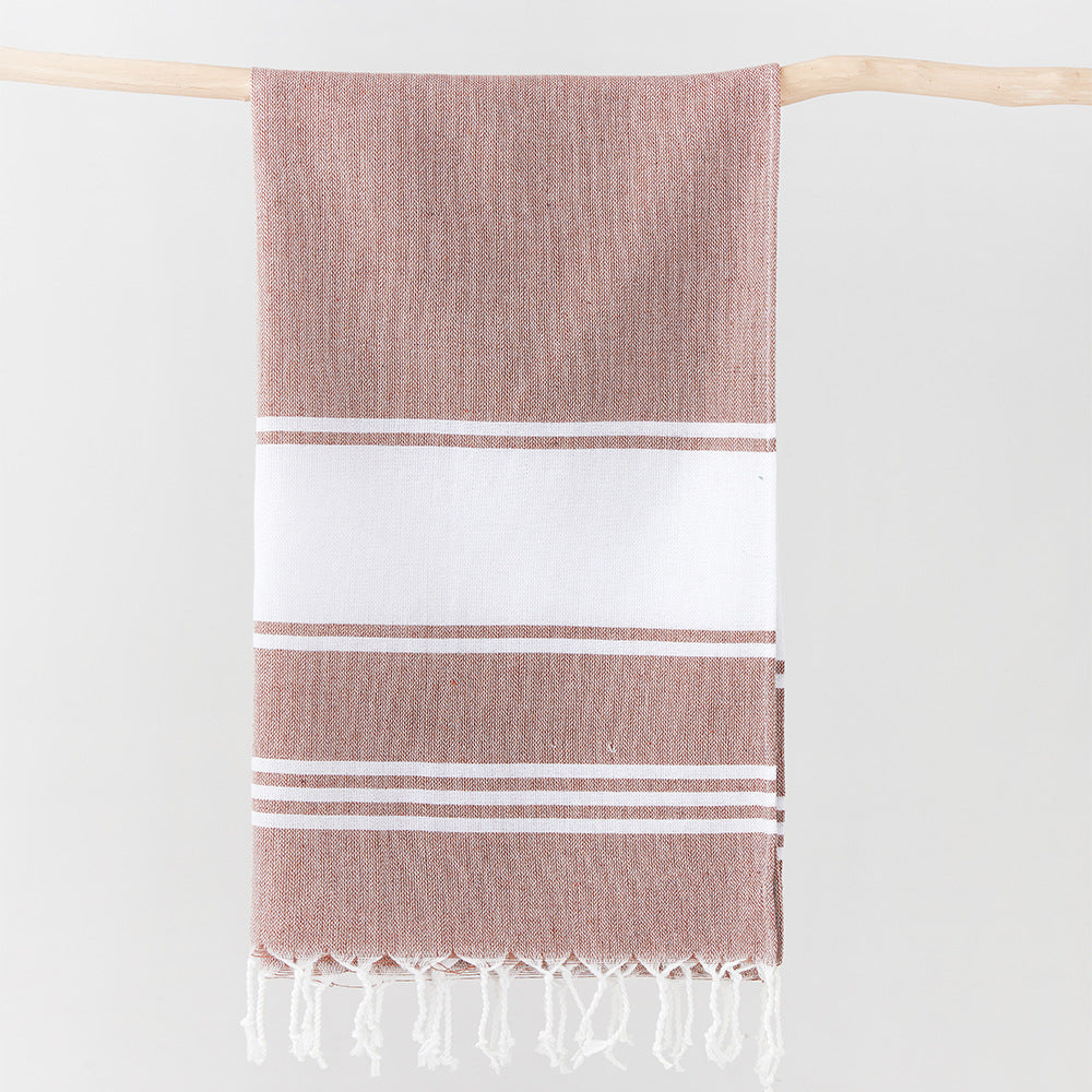 LANE LINEN XL Beach Towel – Lightweight Quick-Dry Sand-Free Hammam Towel for Beach, Pool & Travel 🌞🏖️