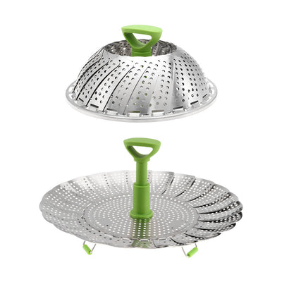 Expandable Stainless Steel Folding Steamer Basket