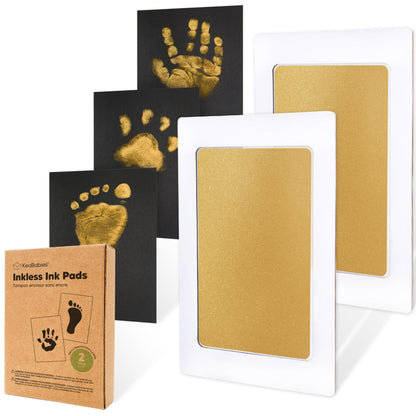 🐾 Paw Print Keepsake Kit – Clean Touch Ink Pad & Photo Frame Set