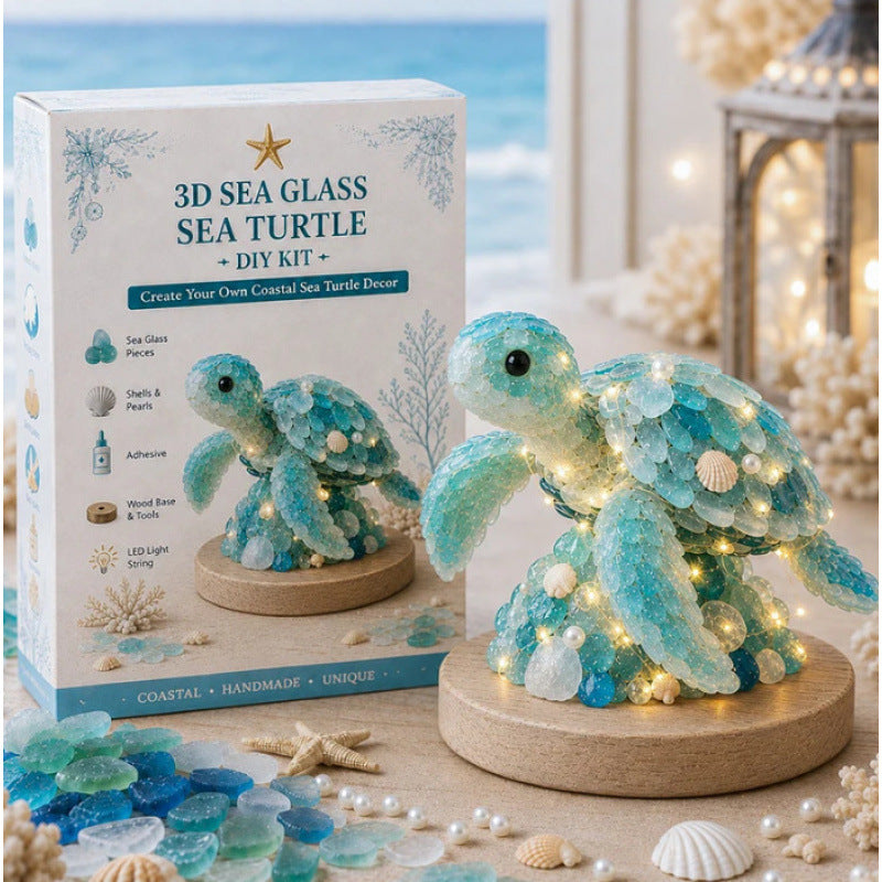 DIY Lighted Sea Glass Art Kit – 11 Designs