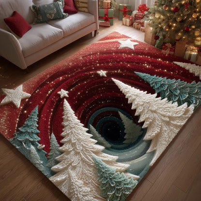 ❤️3D Christmas Illusion Area Rug
