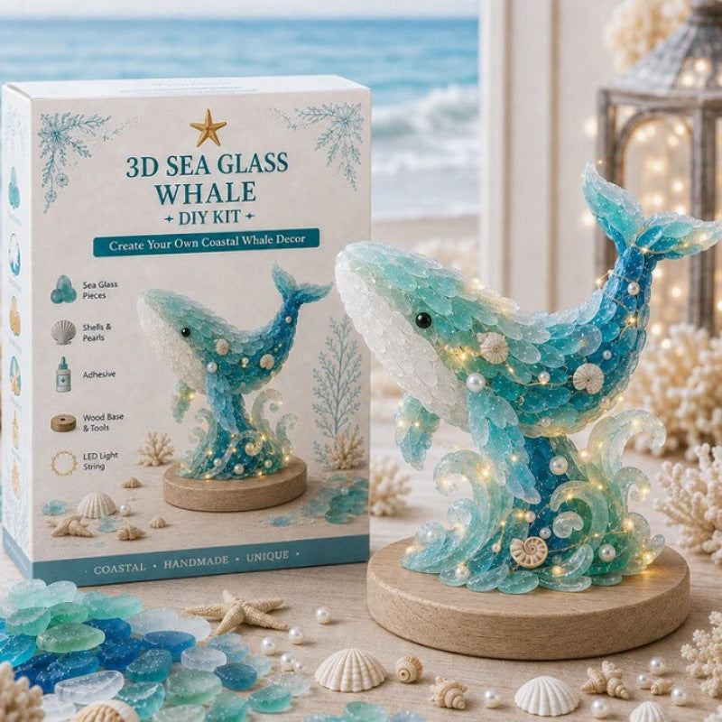 DIY Lighted Sea Glass Art Kit – 11 Designs