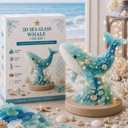 DIY Lighted Sea Glass Art Kit – 11 Designs